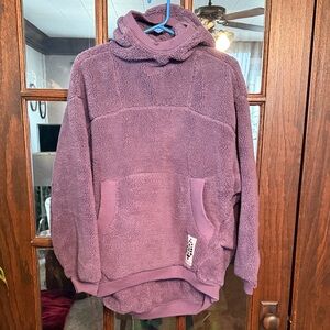FP Movement by Free People Lavender Fleece Scout It Out Pullover Hoodie Size XS